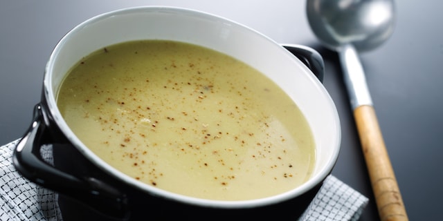 Velouté met camembert