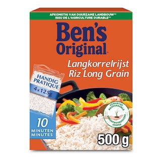 Ben's Original | Riz | Grain long | 10 min 4 x 125 gr