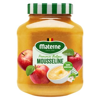 Materne | Mousseline | Pommes | Bocal 600 gr