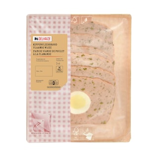 Poulet pain de viande à la flamende