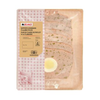 Poulet pain de viande à la flamende