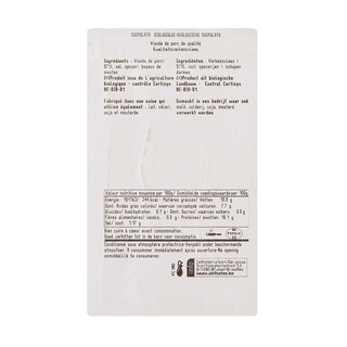 Delhaize | Bio | Chipolata | Varken | Bio 