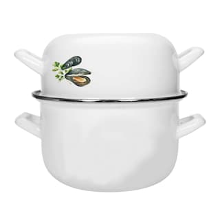 Gusta | Casserole de moules | Blanc | 18cm 