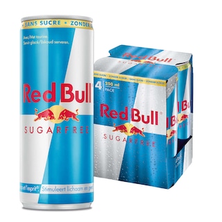 Red Bull | Energy Drink | Sugarfree | 4-Pack | 25 cl 