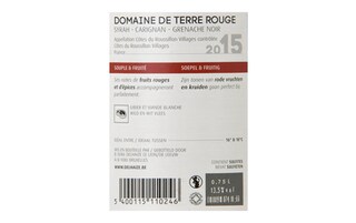 France - Frankrijk | Côtes du Roussillon Villages | Domaine de Terre Rouge Rood 