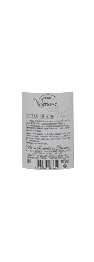 France - Frankrijk | Rhône - Côtes du Rhône | Domaine de la Valerianne 2017 