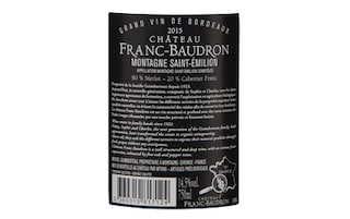 France - Frankrijk | Bordeaux - Montagne St Emilion | Château Franc Baudron 2015 Rouge | Bio 