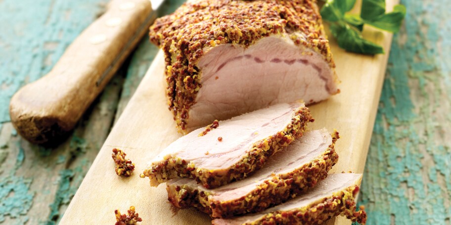 Varkensfilet met appelsap