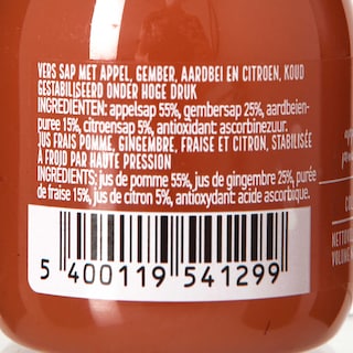 Delhaize | Shot | Gingembre fraise 