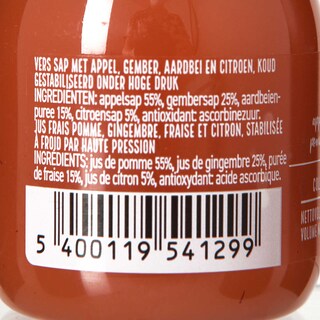 Delhaize | Shot | Aardbei gember 