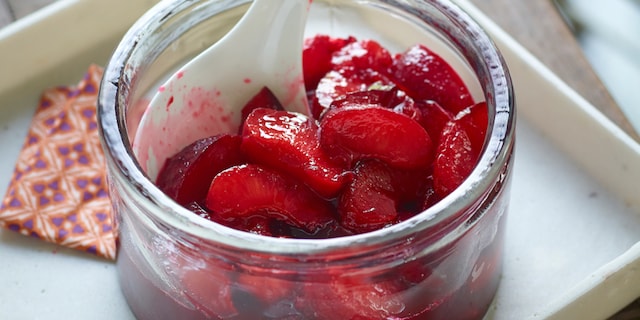 Compote de prunes au gingembre