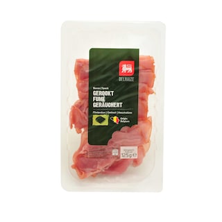 Delhaize | Gerookte bacon | Sneden 