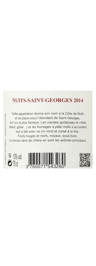 FR BOURGOGNE COTE DE NUITS-Bourgogne - Côte de Nuits