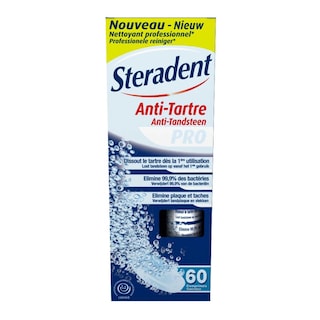 Steradent | Tabletten | Anti-tandsteen | Pro 