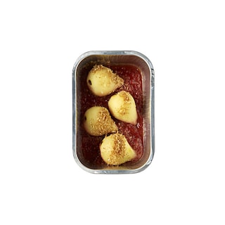 DELHAIZE | POIRES AU VIN BLANC AU CHUTNEY RHUBARBE 