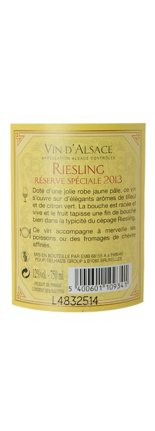 365 | Riesling réserve | 2013 