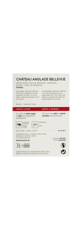 Chateau Anglade Bellevue | Blayes Côtes de Bordeaux 3 l