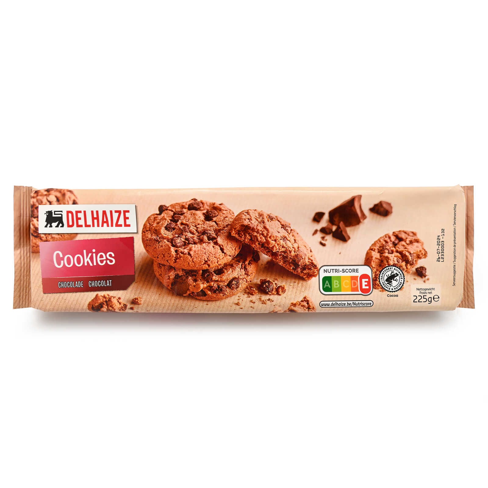 Delhaize Cookies Chocolate 225 Gr Delhaize