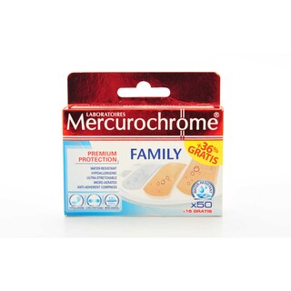 Mercurochrome | Sparadraps | Famille | + 36% gratuit 