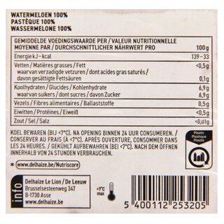Delhaize | Watermeloen stukken 