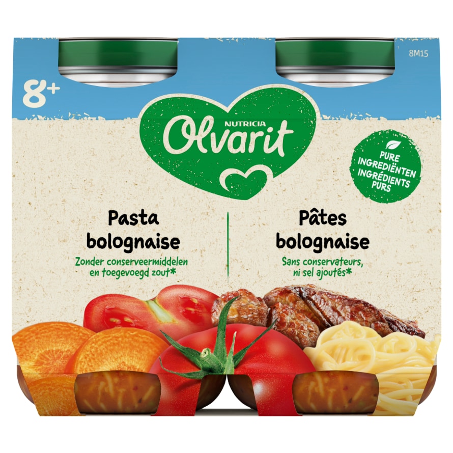 Repas pour 8 mois