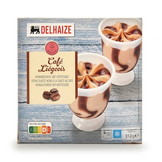 Delhaize | Crème glacée | Café liégois | Coupe 