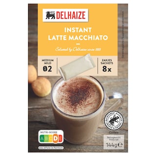 Delhaize | Café | Instantané | Stick | Latte Macchiato 8 x 18 gr