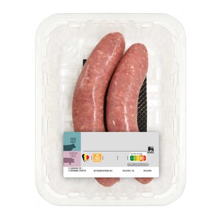 Delhaize | Saucisses | Boeuf | Porc 