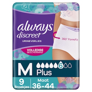 Always | Discreet | Broekjes | Urineverlies | Medium 