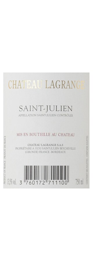 France - Frankrijk | Bordeaux - Saint-Julien | Château Lagrange 2010 