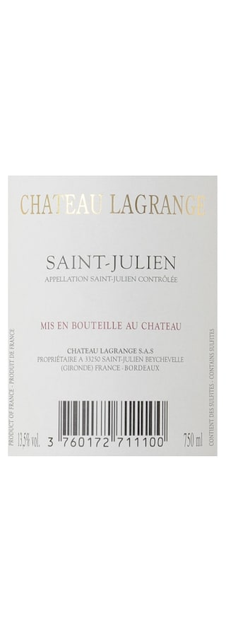 France - Frankrijk | Bordeaux - Saint-Julien | Château Lagrange 2010 