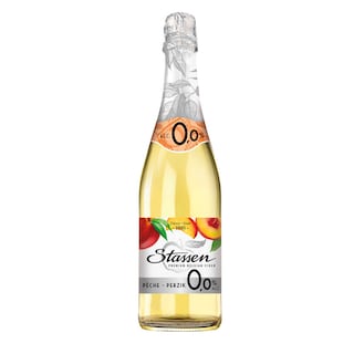 Stassen | Cidre | Pêche | Sans alcool | Bouteille 
