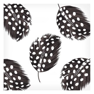 Happy Paper | 20 servetten | 25x25cm | Plumea' black 