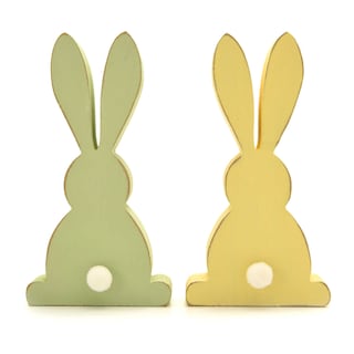Delhaize | Lapin en Bois | 15cm 