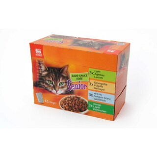 Delhaize | Aliment chat | Senior | Sauce | Multi Pack 