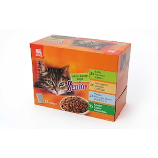 Delhaize | Aliment chat | Senior | Sauce | Multi Pack 