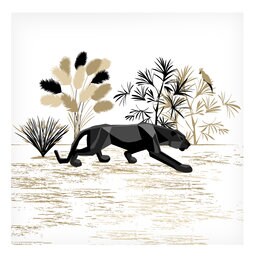 Serviettes | Panthera gold