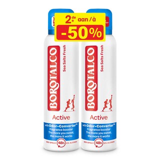 Borotalco | Deo spray | Active sea salt | 2 1/2p 