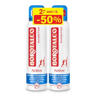 Borotalco | Deo spray | Active sea salt | 2 1/2p 