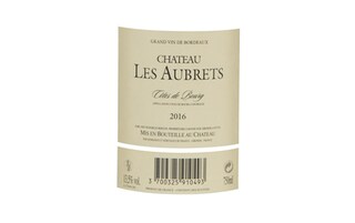 France - Frankrijk | Bordeaux - Côte de Bourg | Château Les Aubrets 2017 | BIO 