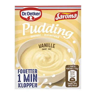 Dr. oetker | Saroma | Pudding | Vanille | Zonder koken 