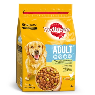 Pedigree | Aliment chien | Croquettes | Poulet & Légumes 