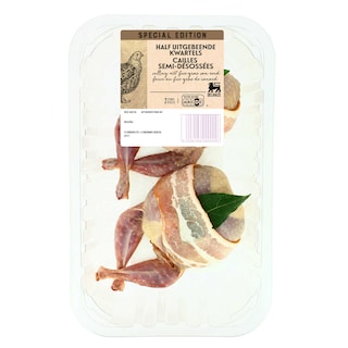 Delhaize | 2 cailles | Farce foie gras 