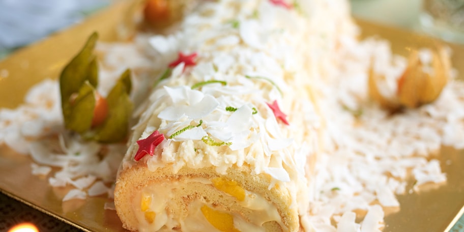 Bûche à la mangue