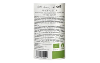 Espagne - Spanje | Valencia | Best planet | Verdejo | 75CL | 2019 | Vin blanc | Bio 