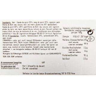 Delhaize | Bio | Pensen | Zwart-Wit | Bio 