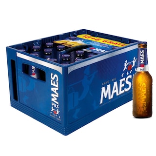 Maes | Maes | Bière bld | Pils | 5.2% | 18+6 | Bac 