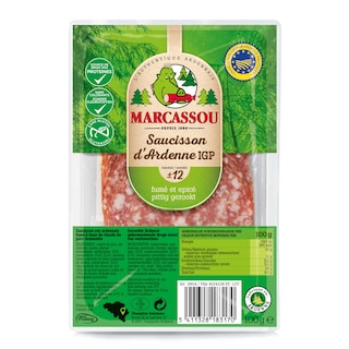 Marcassou | Ardense worst | Gerookt-Gekruid | Sneden | IGP 