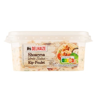 Delhaize | Salade de poulet shoarma 
