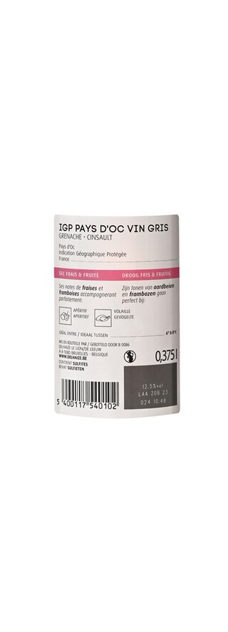 Delhaize | Pays d'Oc | Rose Gris 37,5 cl